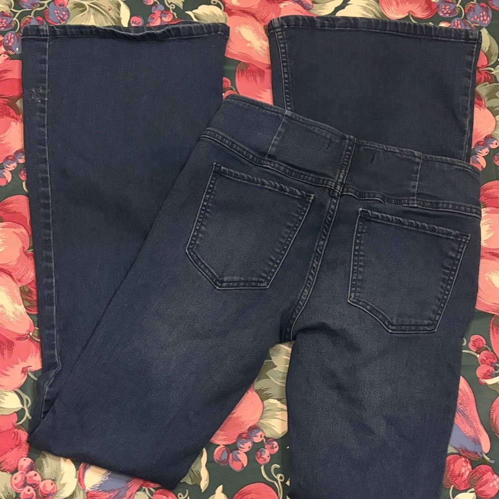 Free People Penny Pull-On Bellbottom Flare Women's Jeans - Picture 7 of 8
